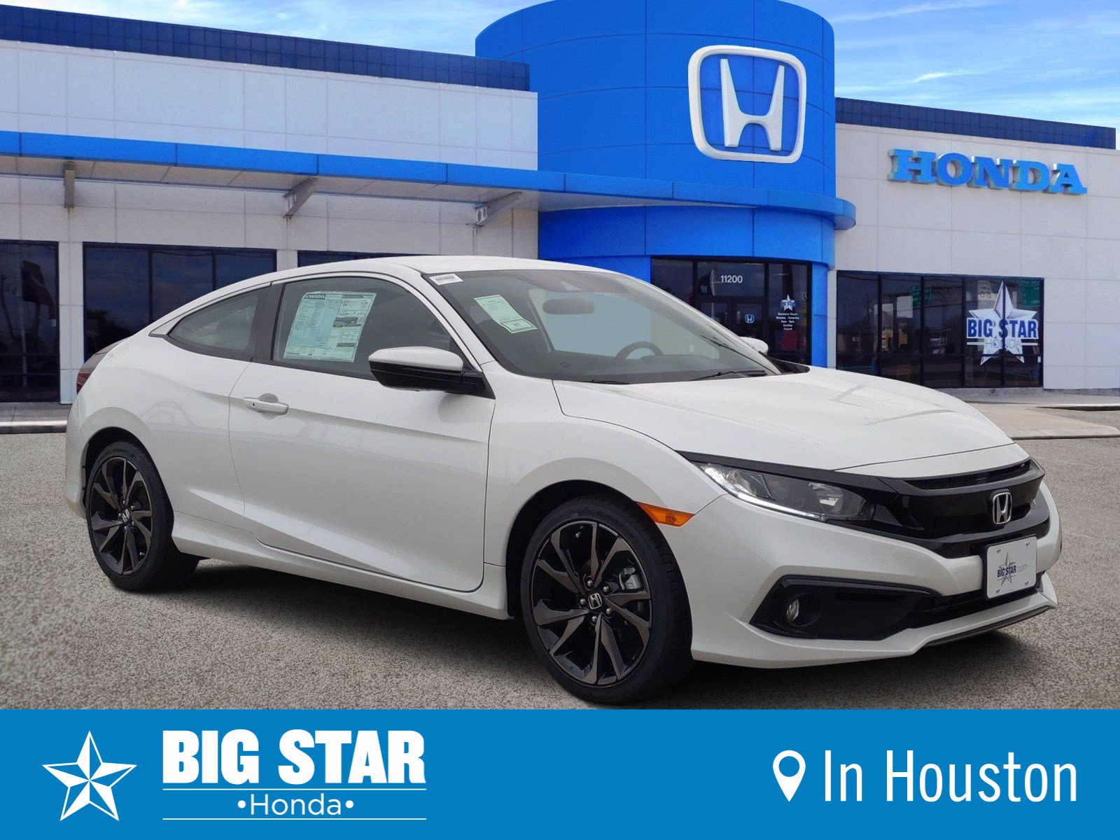 New 2020 Honda Civic Coupe Sport 2dr Car In Houston Lh304989 Big Star Honda